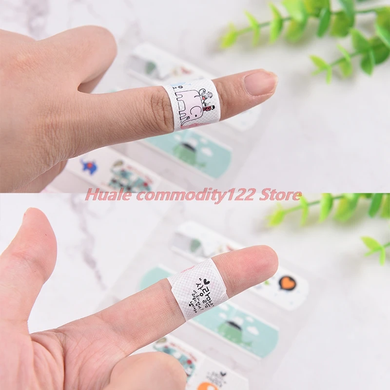 

New 10pcs Breathable Cute Waterproof Bandages Cartoon Band Aid Hemostasis Adhesive Bandages First Aid Emergency Kit