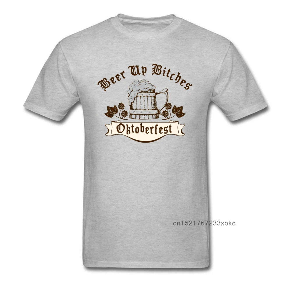 Пиво футболка мужская мода Октоберфест пить Up Футболка 100% хлопок для мужчин Geek