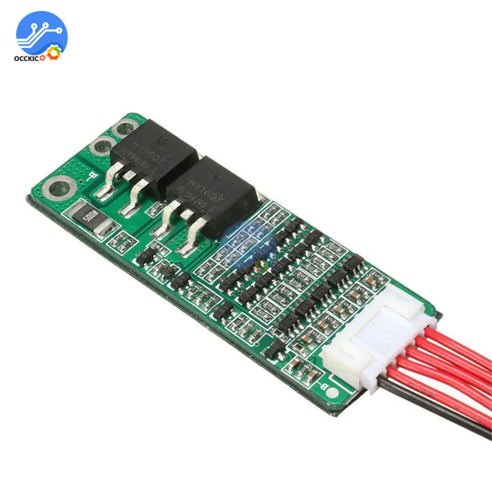 5S 15A 18V 21V 18650 Защитная печатная плата BMS PCB с проводом для шуруповерта|Аксессуары