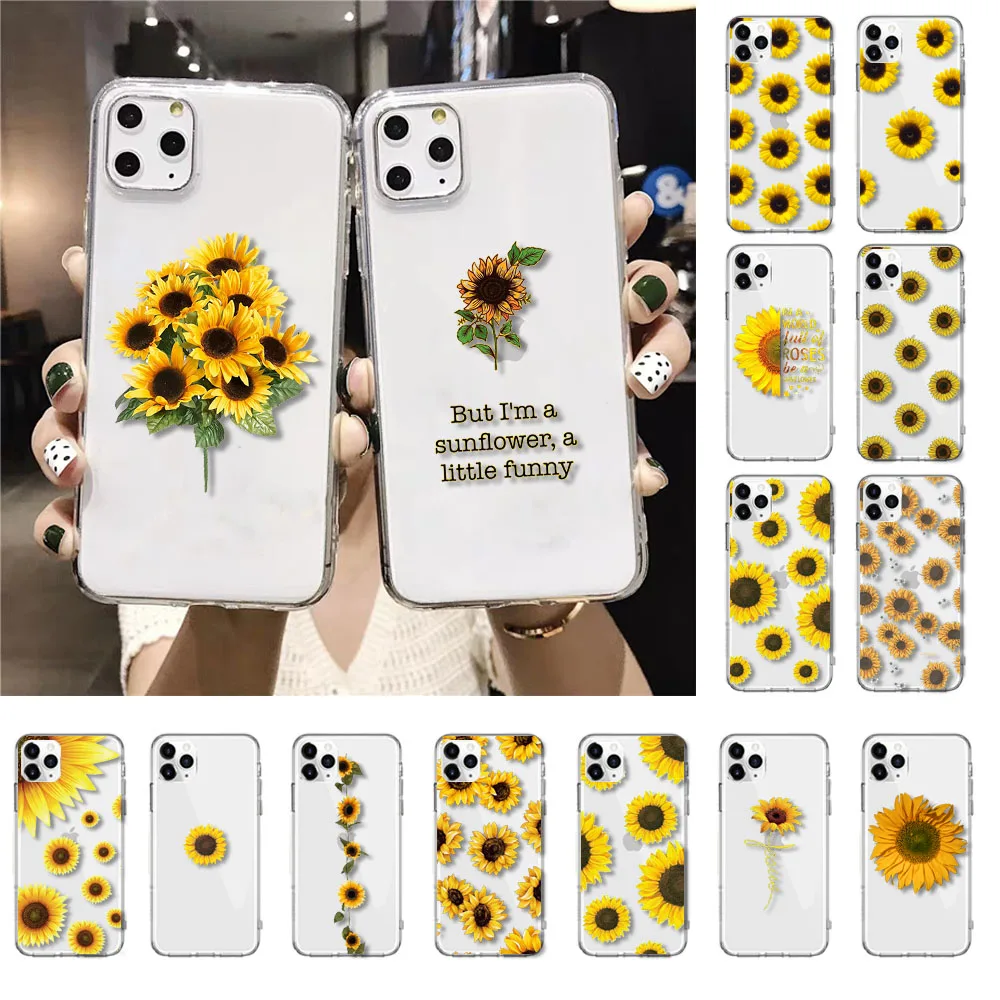 

Flower sunflower Phone Case For iPhone 12 X XS XR XS Max 11 Pro Max 8 7 6 6S Plus SE2 5 5S SE
