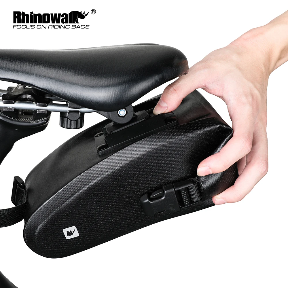 Велосипедная сумка Седло Rhinowalk светоотражающая Задняя большого объема для