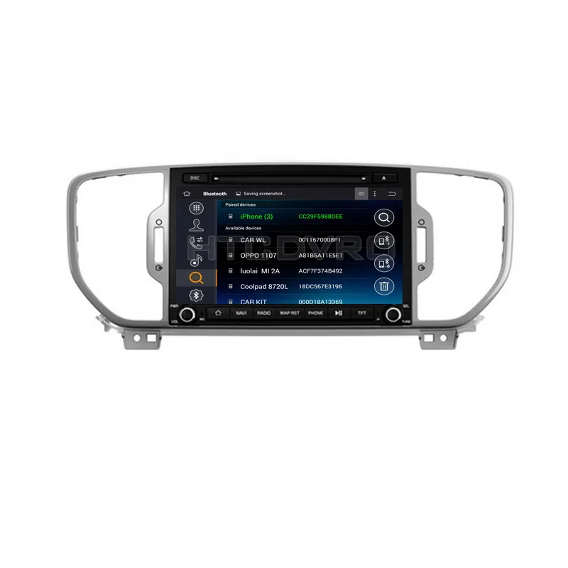 YMODVHT 8 дюймов 4G Восьмиядерный Android 9 0 7 1 Автомобильный DVD плеер для Kia Sportage 2016 GPS авто