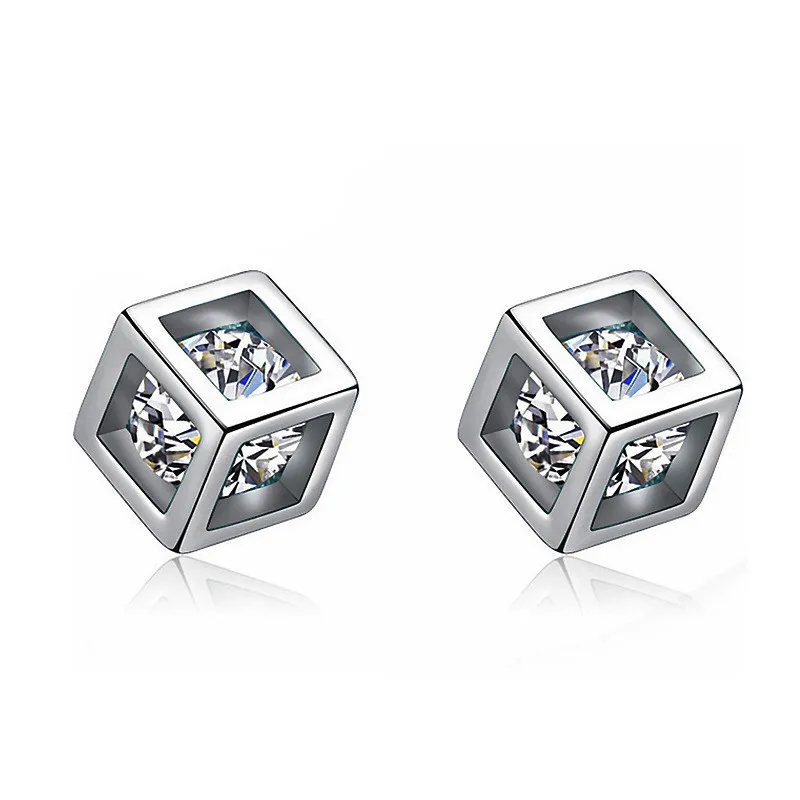 Новые серебряные серьги Красивые Простые темпераментные женские классические