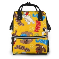 cartoon dog pattern diaper bag backpack for mummy maternity bag for stroller bag large capacity baby nappy bag organizer new