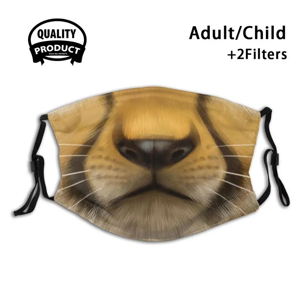 Многоразовая маска для рта Cataclysm Cub Cheetah крутые смешные маски с фильтром кошка