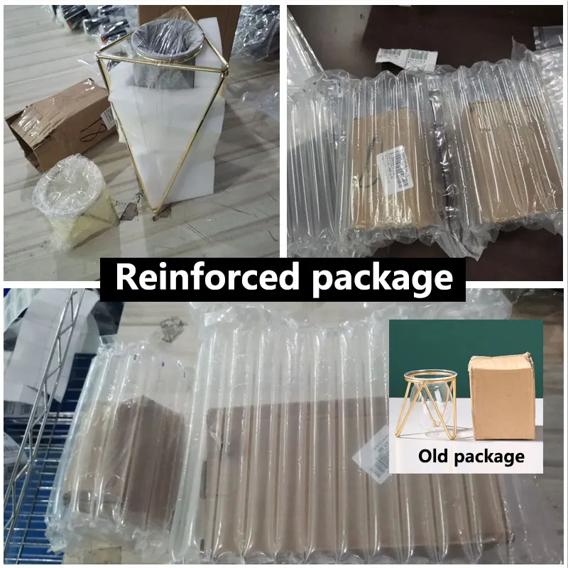 

Geometric Iron Line Flowers Vase Terrarium Simple Retro Metal Plant Holder Modern Home Decor Nordic Hydroponic Wrought Iron Vase