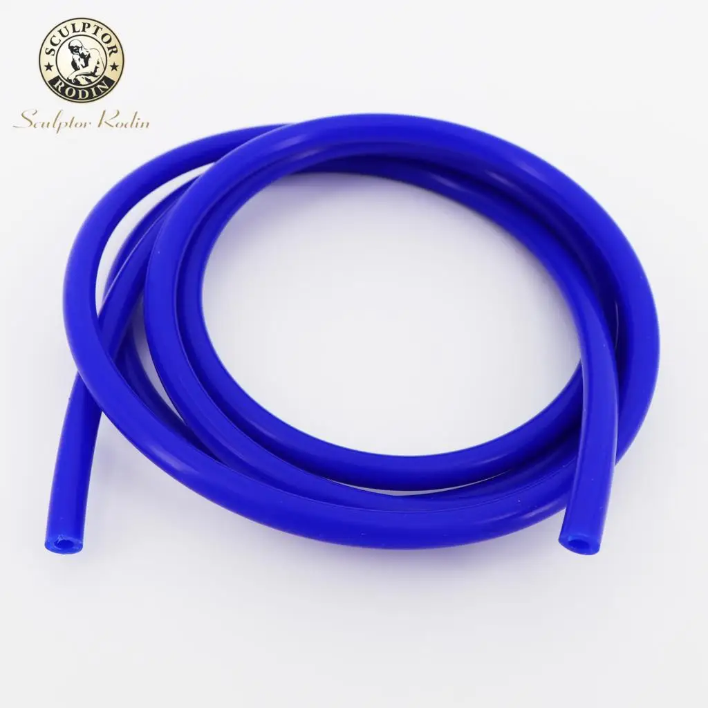 Шланг автомобильный Автомобильный вакуумный силиконовый 2 м синий черный