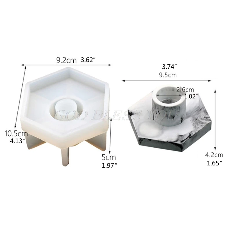 

Candlestick Epoxy Resin Molds Silicone Mold Concrete Candlestick Handmade Cement Ashtray Mould Craft Candle Holder Tools