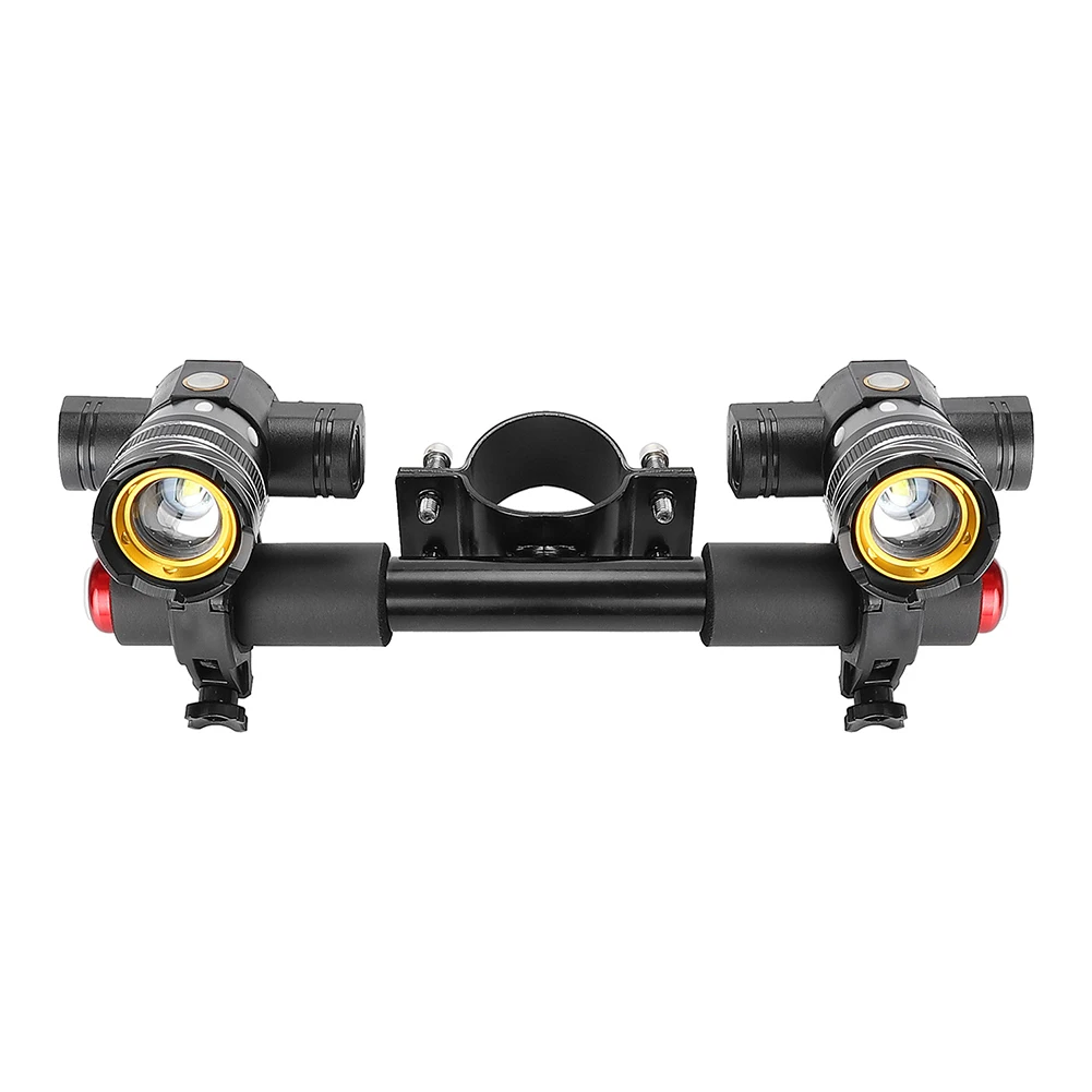 

Led Headlight for Xiaomi M365 /pro for Ninebot G30 Electric Scooter Zoomable 1200Mah Battery Usb Rechargeable Front Lamp