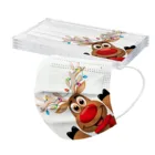 10 шт. универсальная одноразовая Высококачественная маска для взрослых, дышащая маска-шарф, маска для лица на Хэллоуин