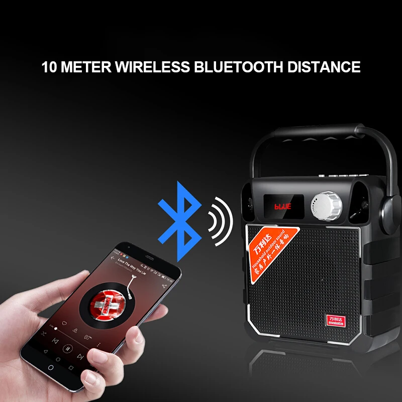 Портативная беспроводная мини-Колонка Bluetooth стереозвук модные басы большая