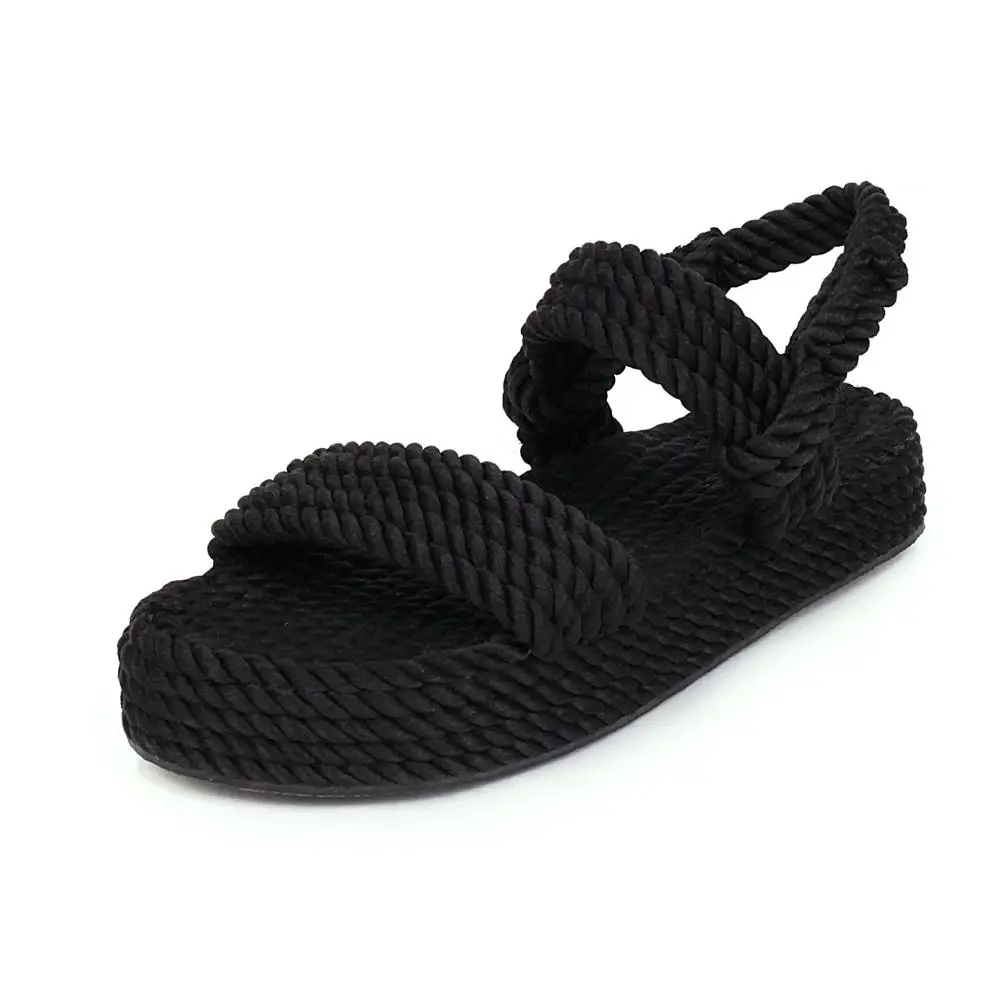 

NEW Free shipping Sandals Woman Shoes Braided Rope With Traditional Casual Style And Simple Creativity Fashion Sandals Women