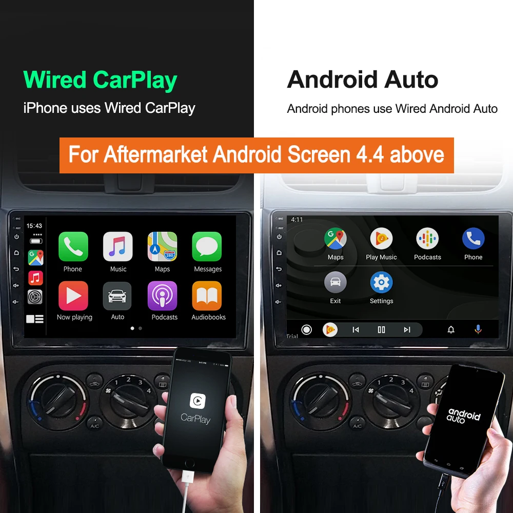 Carlinkit Carplay смарт-соединение проводной Apple USB CarPlay донгл для автомобиля Android Мини с