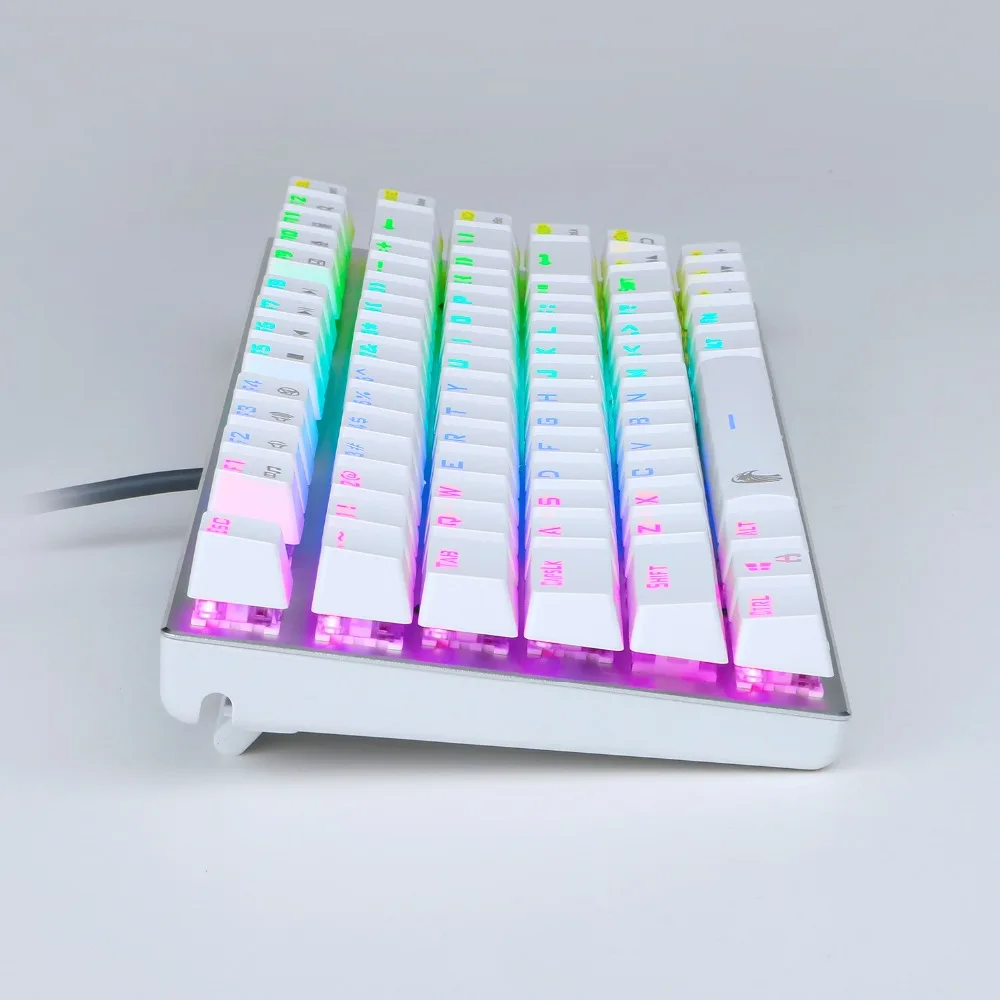 Z88 RGB подсветка маленькая механическая клавиатура Outemu переключатели без ключа без номера Pad 81 клавиша мини игровая клавиатура для машиниста геймера