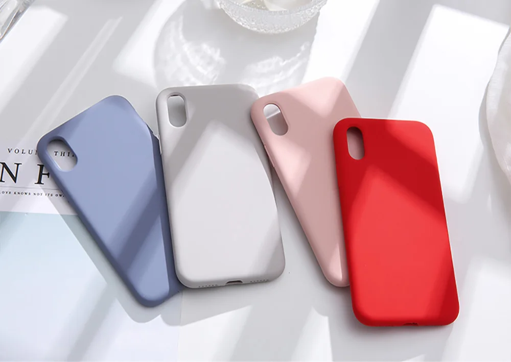 Силиконовый чехол для iPhone 11 Pro Max 11 Pro, высококачественный Официальный чехол для iPhone 7 8 Plus X XR XS Max 6 6 S, чехол EEMIA