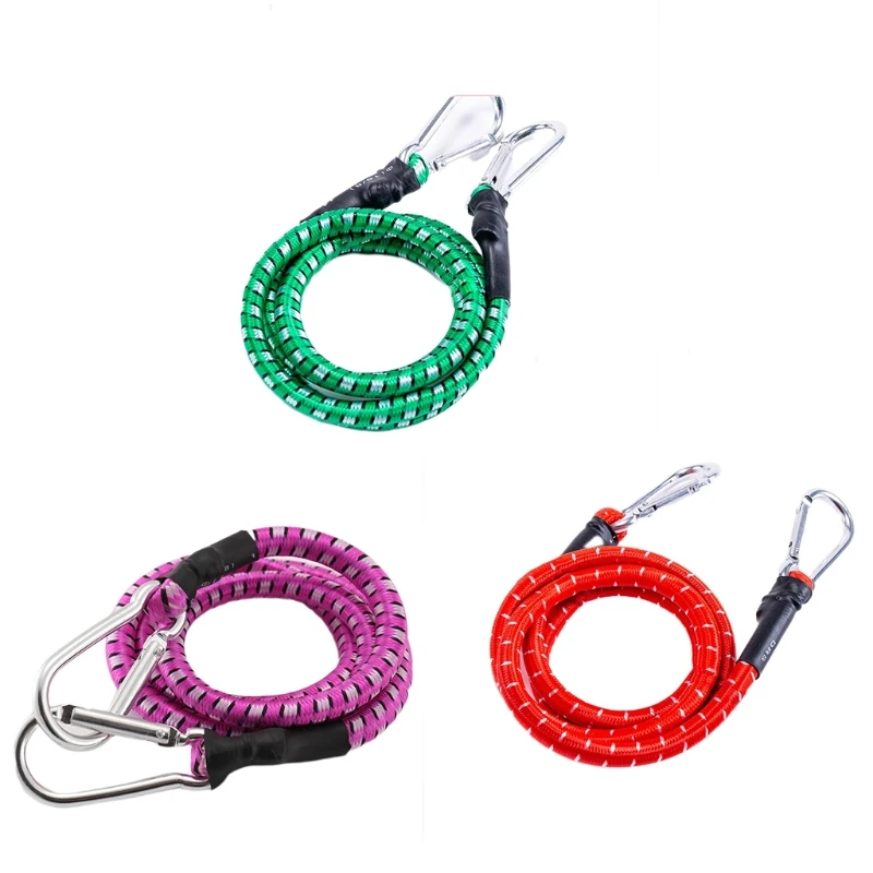 

Multi-function Motorcycle Luggage Rope Elastic Rope Strap Ideal for Outdoor Use to Secure Camps Tents Tarps Canopies