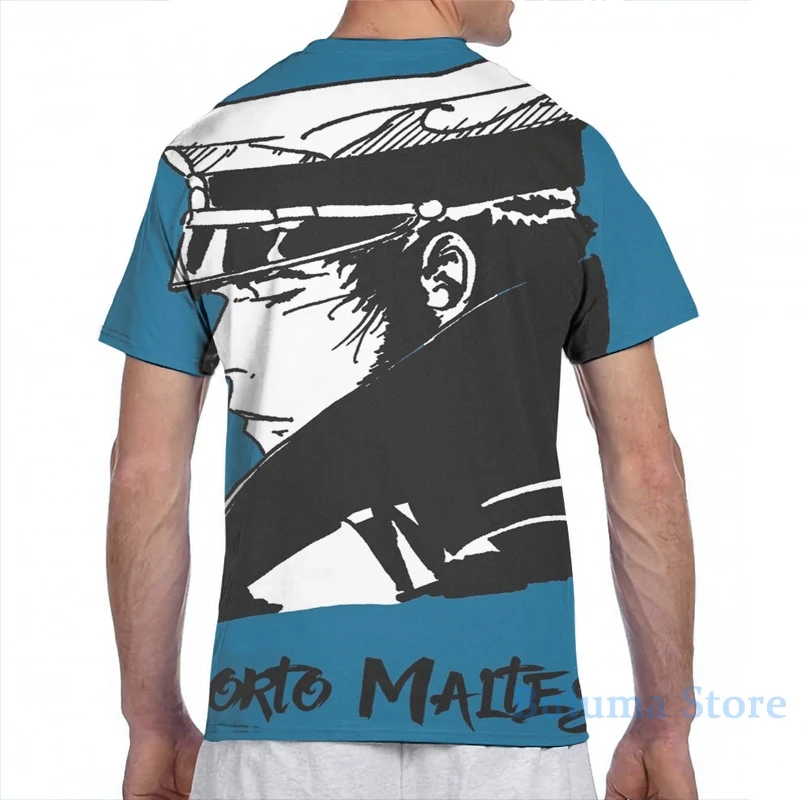 Corto maltese hugo pratt комиксов для мужчин футболка женщин со сплошным принтом Модная