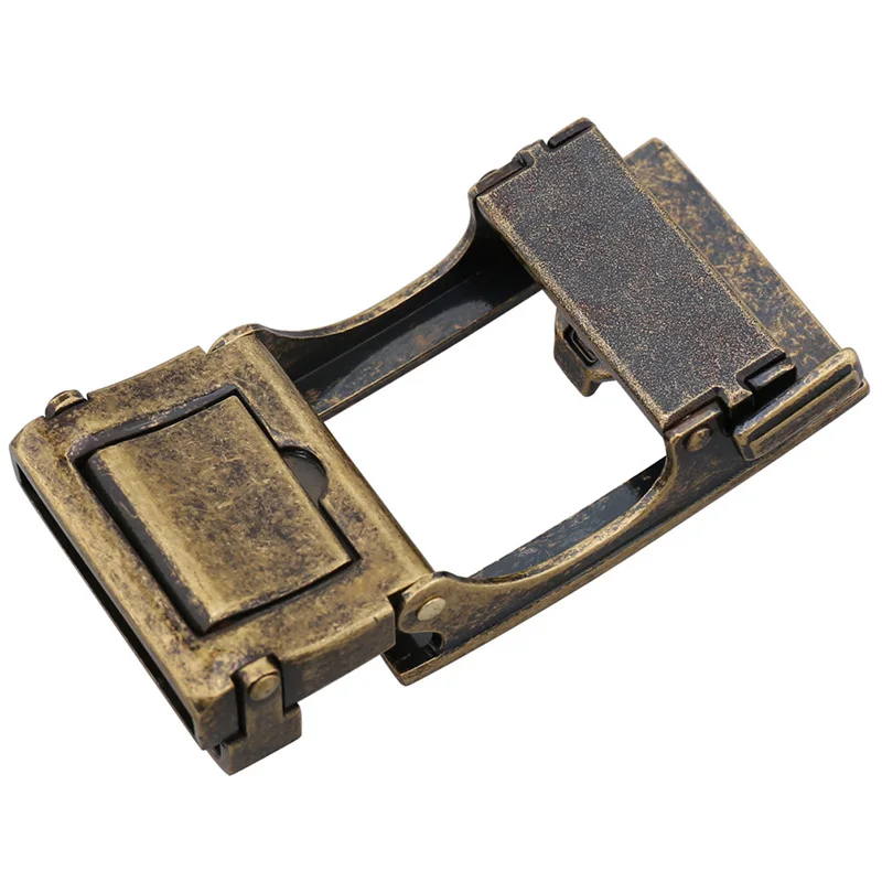 Meetee 1 шт. 32 мм полые ретро Автоматическая пряжка мужской кожаный ремень головы DIY