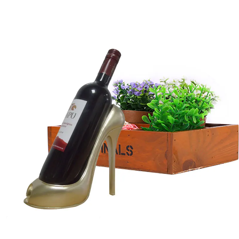 Высокий каблук держатель для винных бутылок стильный стеллаж вина Подарочная