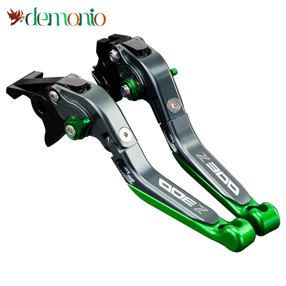 

For KAWASAKI Z300 (w and w/o ABS) 2013-2018 2017 2016 2015 2014 Z 300 Motorbike Pivot Lever Folding handle Brake Clutch Levers