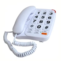 large button corded phone for senior hands free dial memory corded phone with louder volume 911 emergency home landline phone