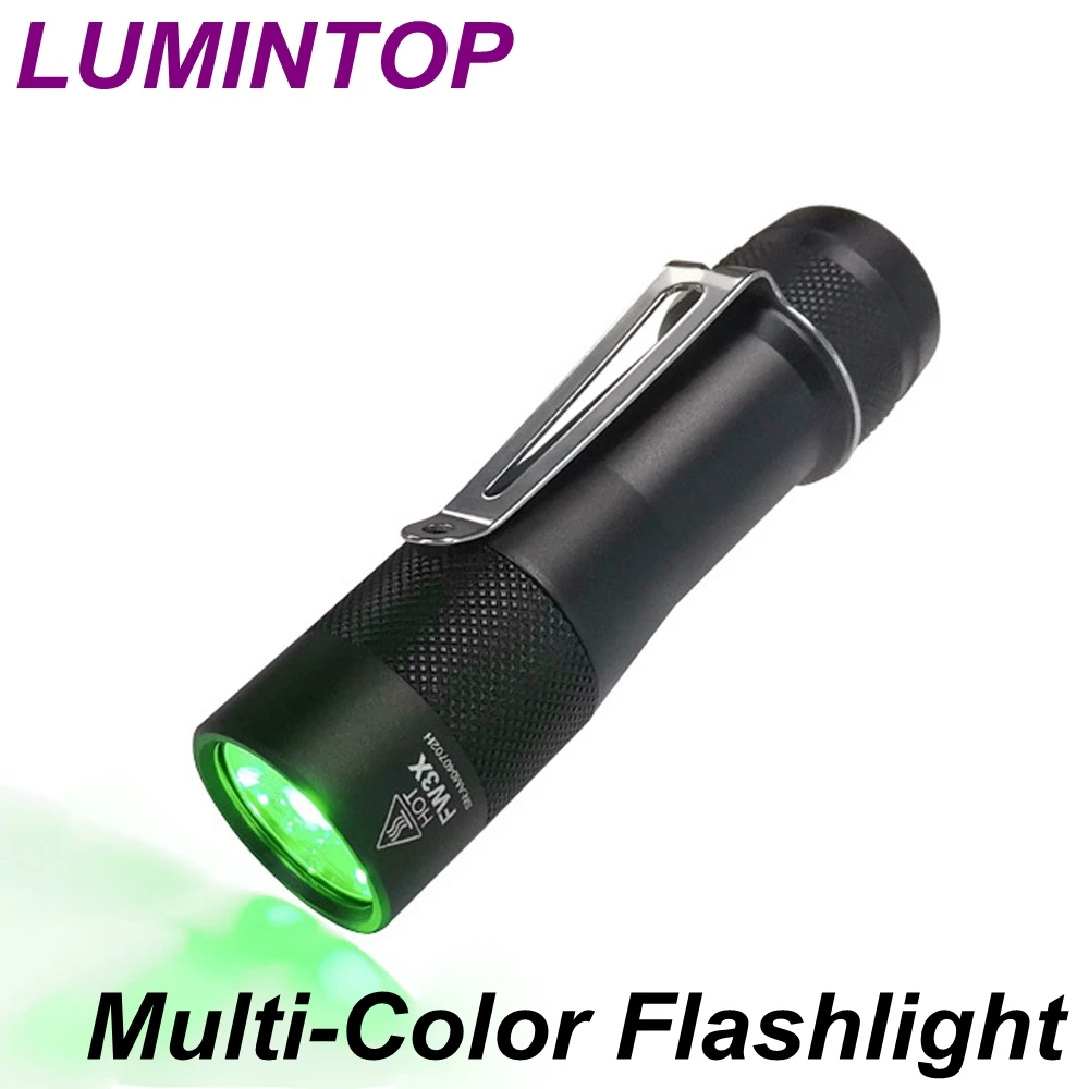 

LUMINTOP FW3X Mini Flashlight IPX7 2800lm LED Torch Work Light Self Defense Flashlight 18650 Battery Outdoor Camping Lighting