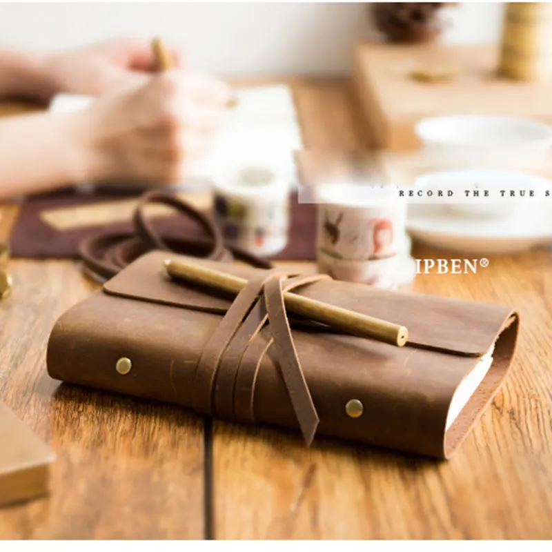 Traveler's Notebook Travel Journal Diary Handmade Multifunctional Vintage Leather Journal Diary school notebook A6 A7 A5