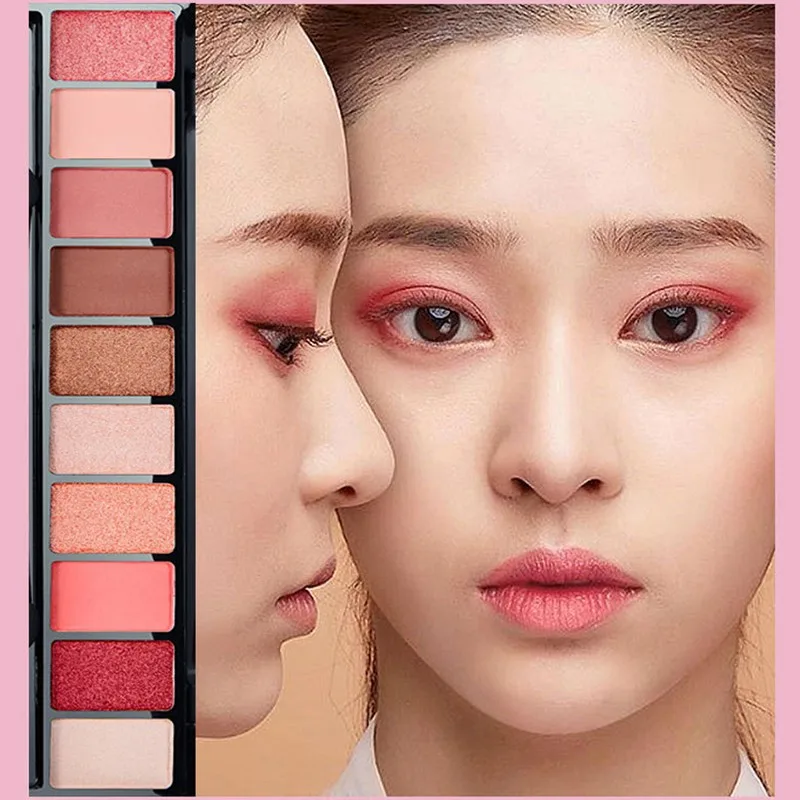 10 цветов Палитра теней для век водонепроницаемая долговечная матовая косметика |