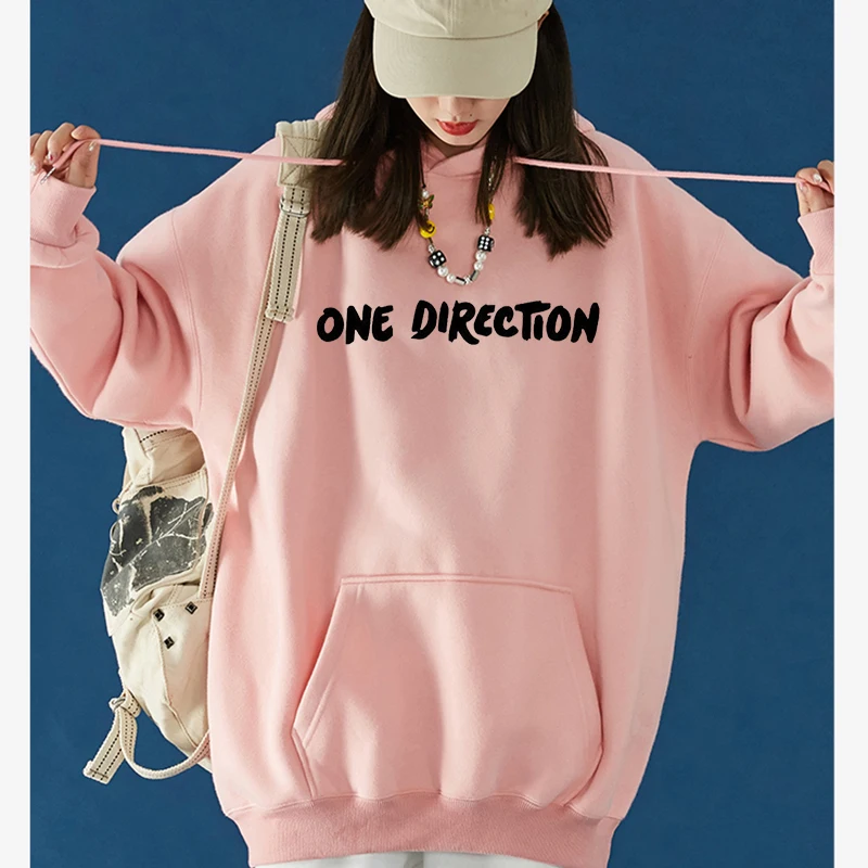 

New Graphic One Direction Harajuku Pullover Streetwear Letters Sweatshirt Clothes Women Plus Size Hoodies