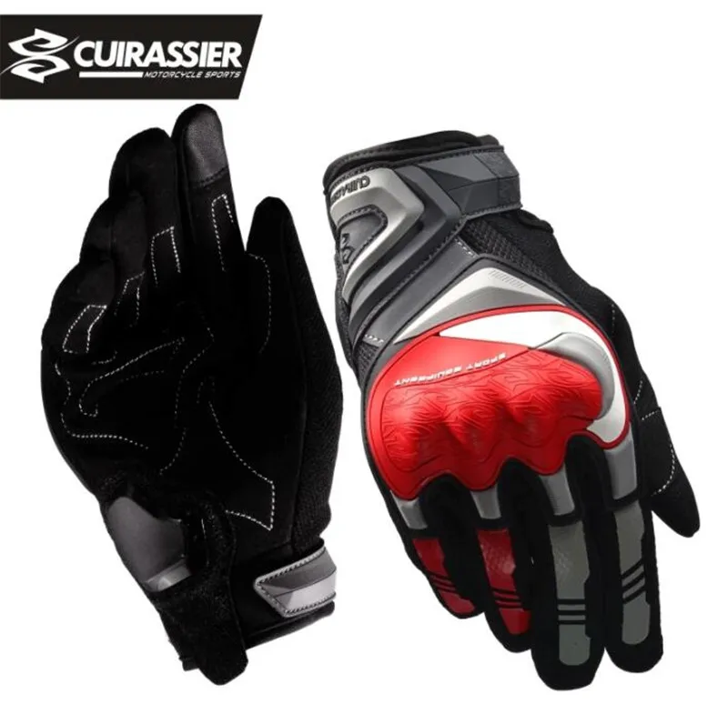 Перчатки Cuirassier мужские для езды на мотоцикле дышащие защитные митенки сенсорных