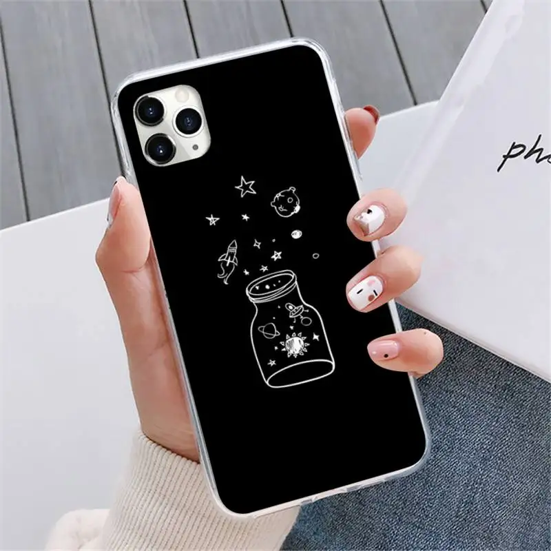 

Black and white lines Phone Case For iphone 12 5 5s 5c se 6 6s 7 8 plus x xs xr 11 pro max mini