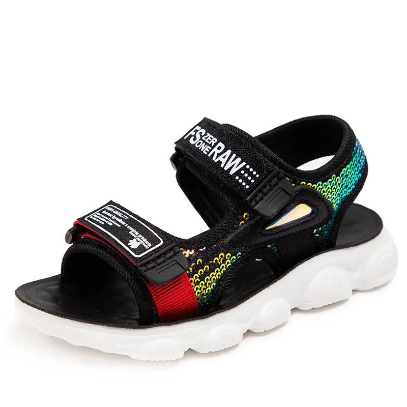 

Girls' Sandals New Fashion Summer Children's Shoes Student Princess Shoes Soft Soles for Little Girls Big Children's Sandals