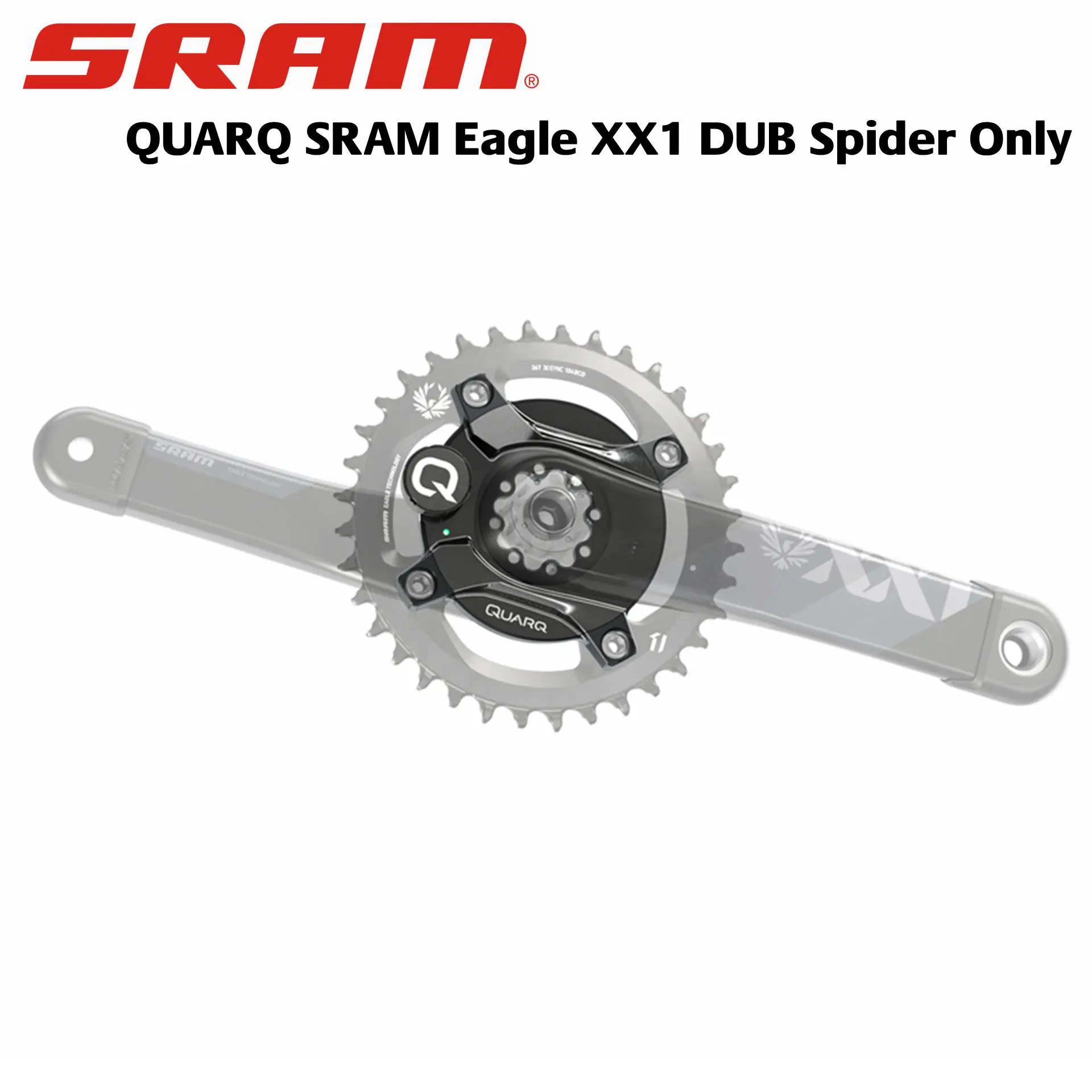 Измеритель мощности SRAM Quarq AXS DZero XX1 Eagle DUB Spider - 104 BCD Boost | Спорт и развлечения