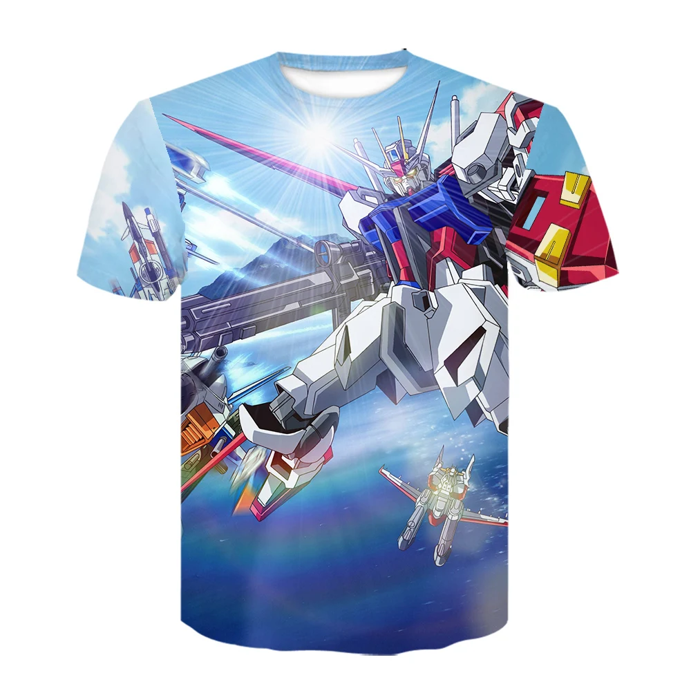 Футболка Gundam с надписью Double O Страйк Фридом красочные футболки аниме аксессуары