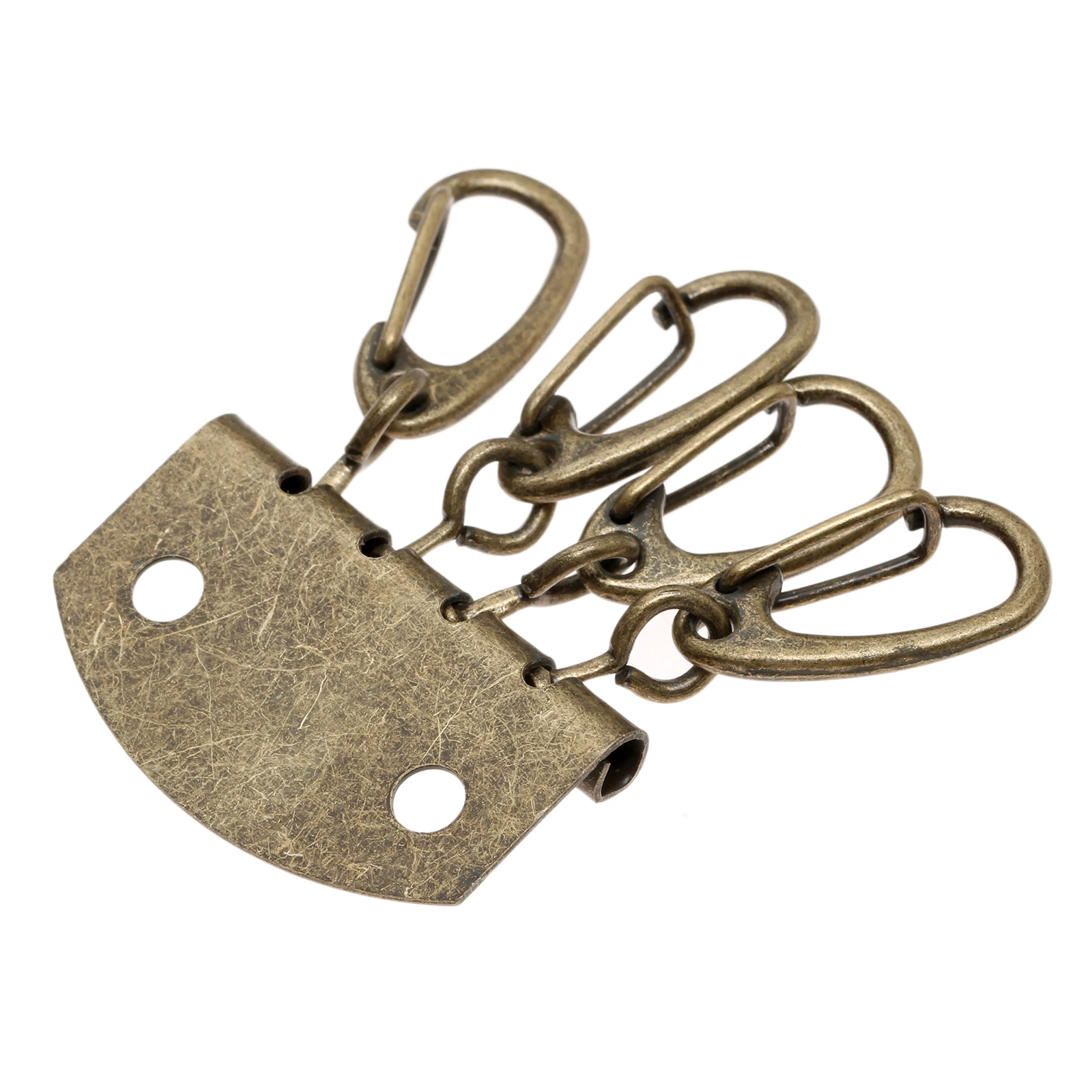 Металлический держатель для ключей органайзер с 4-6 защелками кожевенного