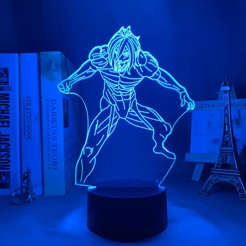 

Anime 3d Light Attack on Titan Table Lamp for Home Decoration Birthday Gift Manga Attack on Titan LED Night Light Lamp