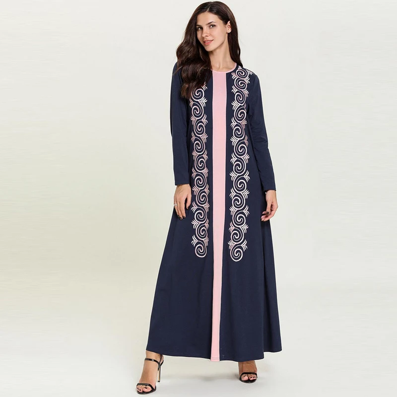 Дубай Абая кафтан Марокко арабское мусульманское платье Турция турецкий хиджаб