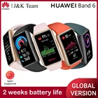 HUAWEI BAND 6 смарт часы, Глобальная версия В наличии,SpO2 мониторинга 1,47 дисплеем 2 недель Время работы от аккумулятора, быстрая зарядка, Мониторинг частоты сердечных сокращений