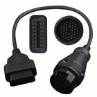 Для Benz MB 38 Pin до 16 Pin OBD2 OBD II диагностический адаптер для Mercedes 38 Pin OBD 38Pin разъем