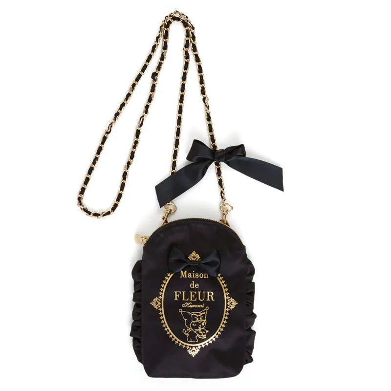 

Cute Kawaii Mini Crossbody Bags for Women Black Blue Pink Mobile Phone Bag Ladies Lolita Anime Small Sling Chain Bags