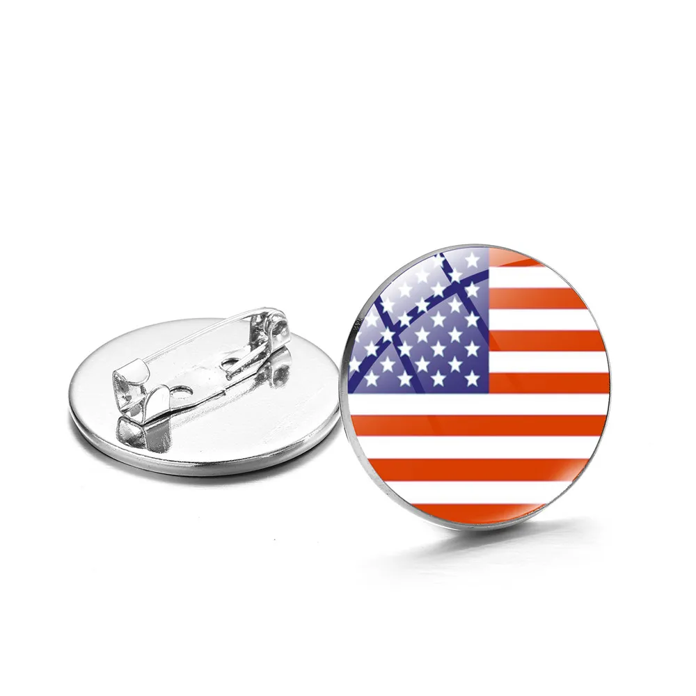 Американский президент 2020 брошь со стеклянным куполом Дональда Трампа Джордж