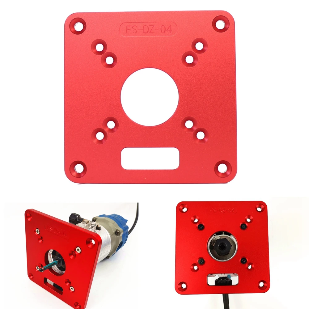 

Universal RT0700C Aluminum Router Table Insert Plate Trimming Machine Flip Board