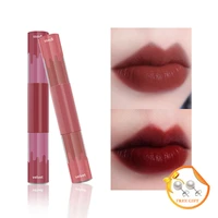 2 in 1 lip gloss makeup for woman long lasting matte velvet lipstick lip tint for lips beauty cosmetics lipgloss 6 colors