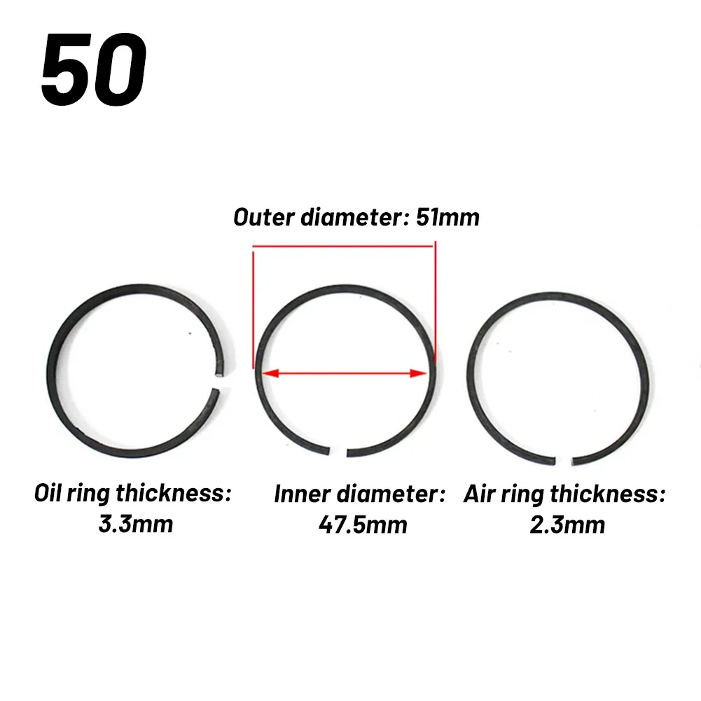 Комплект поршневых колец для компрессора 6 шт.