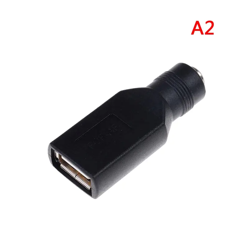 1 шт. 5 5*2 мм со штекера на гнездо USB 2 0 с разъемом папа/со 5V DC Мощность Вилки разъем