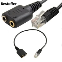 0 3 meters rj9 male plug to 23 5mm female jack extension data cable