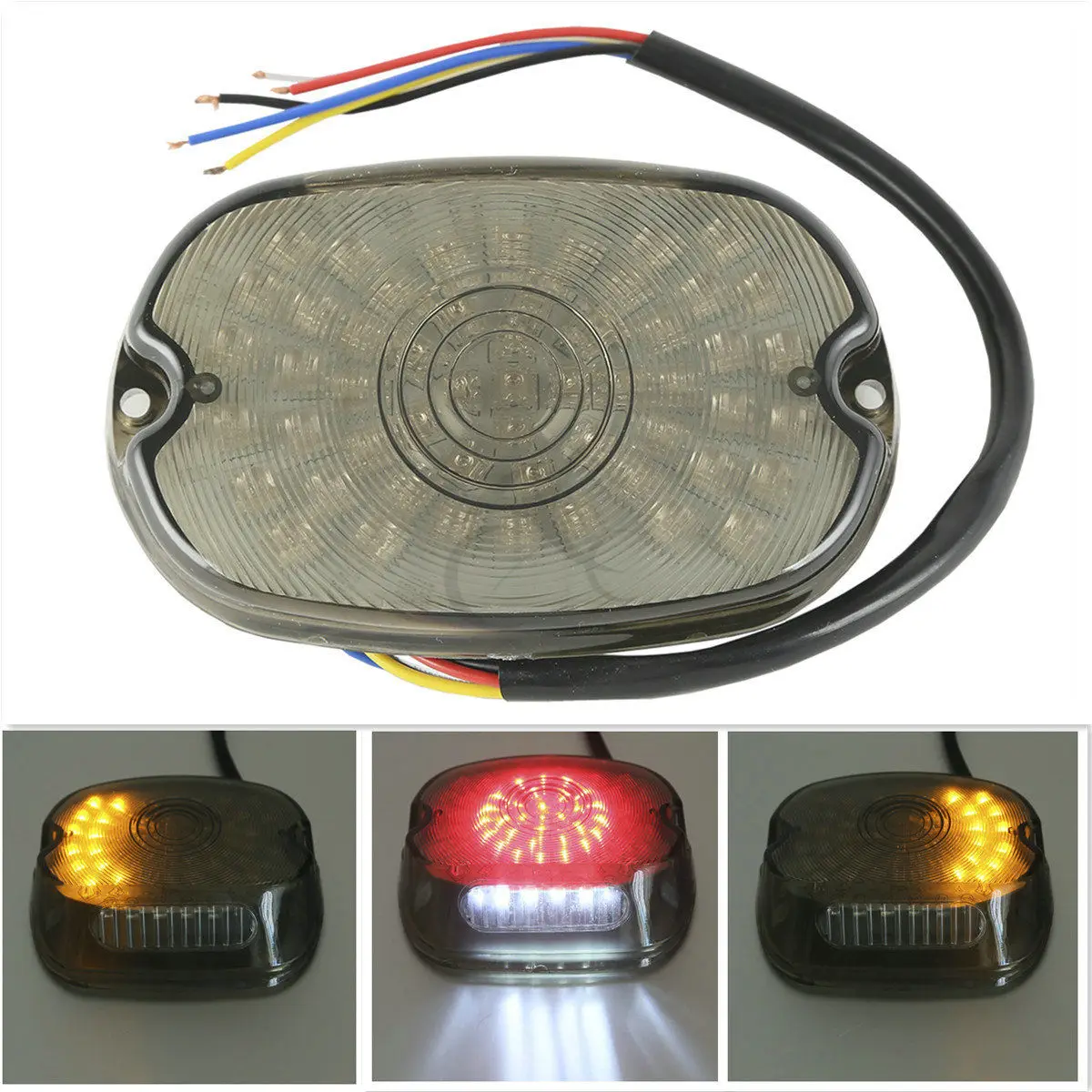 

Светодиодный задний фонарь для мотоцикла, фонарь поворота для Harley Sportster Softail Fatboy FLST FLSTC