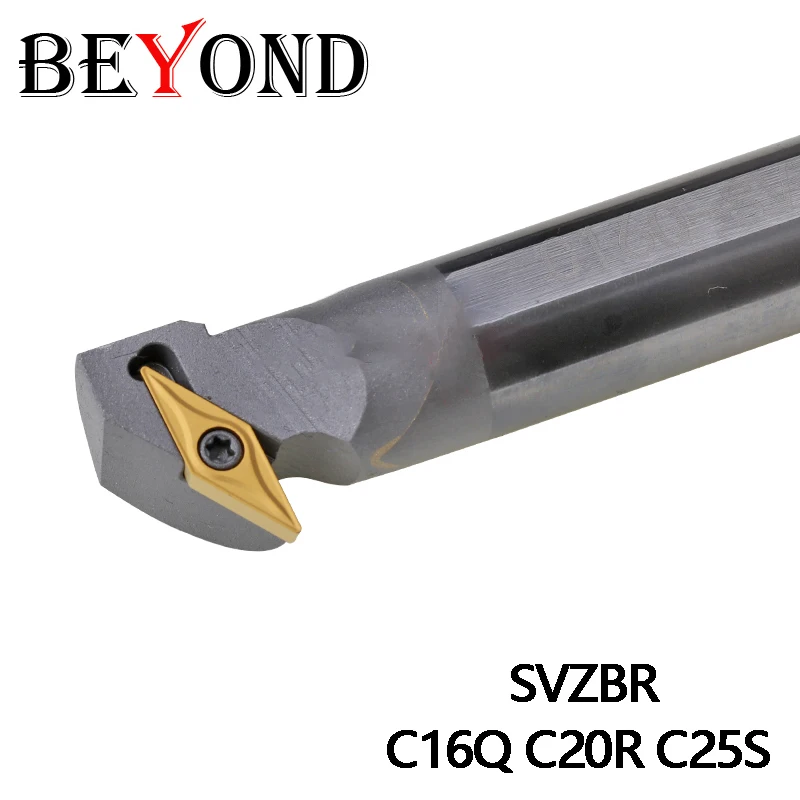 

BEYOND C16Q C20R C25S SVZBR Tungsten Steel Carbide Boring Bar High Quality Internal Turning Lathe Tool Holder CNC 1PCS