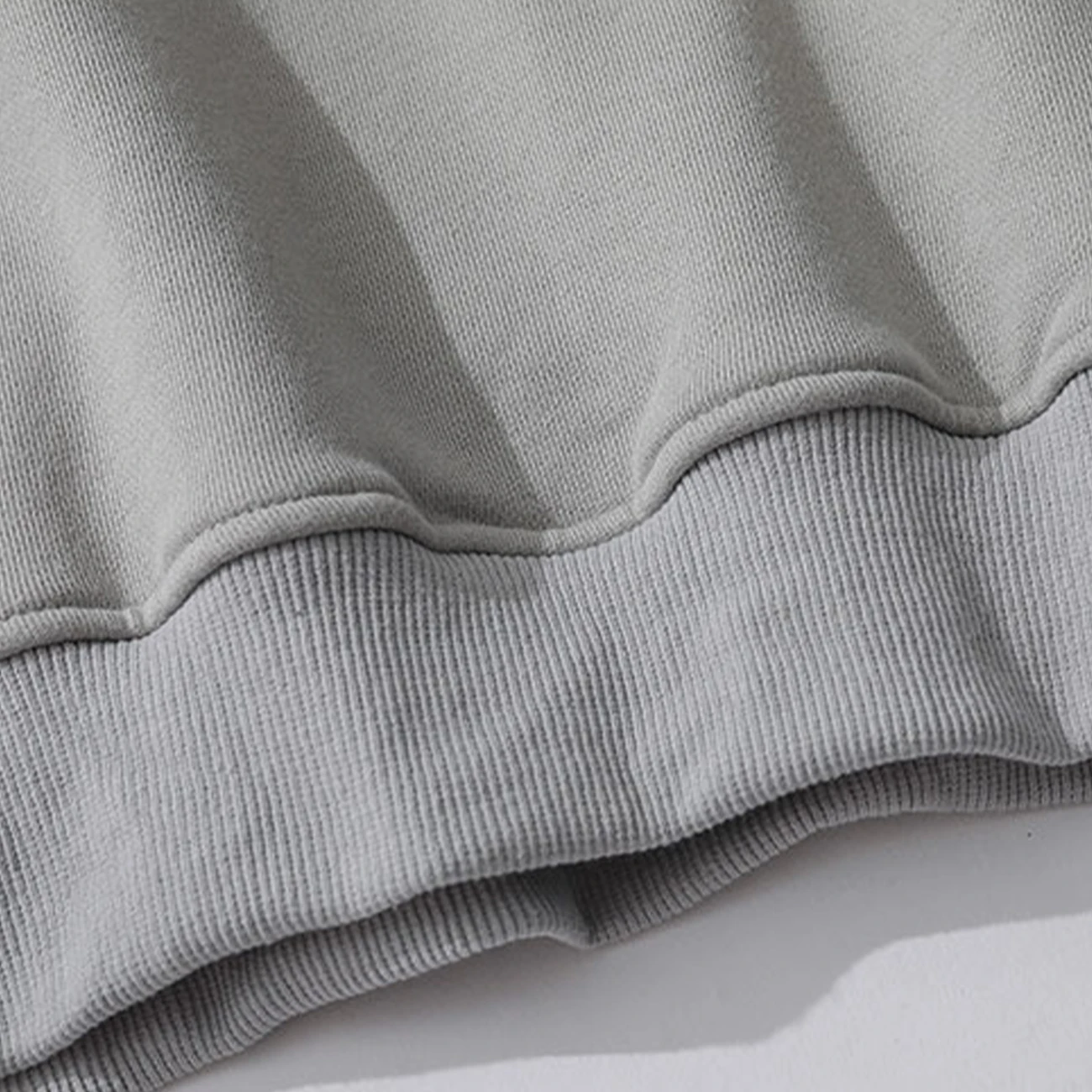 Мужской Хлопковый пуловер в стиле Харадзюку черный Свободный свитшот с