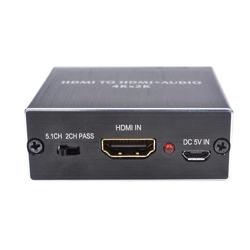 

HDMI-compatible Audio Extractor Stereo Extractor Converter Optical TOSLINK SPDIF + 3.5mm Audio Splitter Adapter